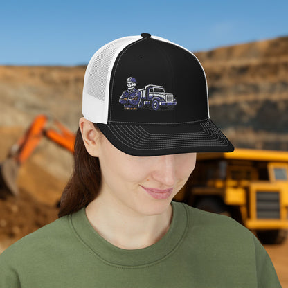 Equipment Operator Skeleton hat, Equipment Operator embroidered cap