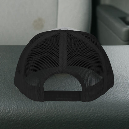 Embroidered Railroader Skeleton Hat, Railroading Skull Trade Cap
