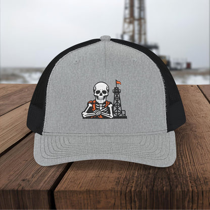 Oil Skeleton Work Hat, Oilfield All-Roles Cap
