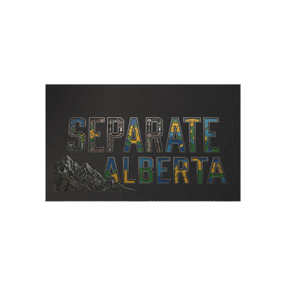 "Separate Alberta" Outdoor Rug, ToughNeck outdoor patio rug