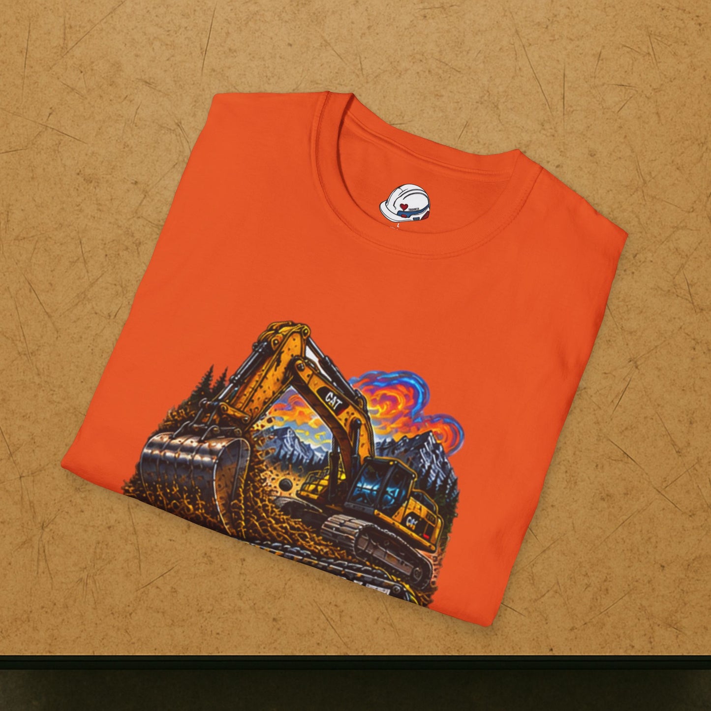 Equipment Operator Excavator T-Shirt, Heavy Equipment Operator Work Shirt