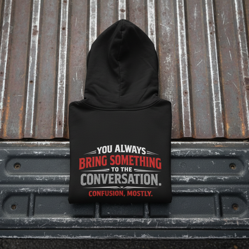 “You Always Bring Something” Sweater, Confusion Funny Hoodie