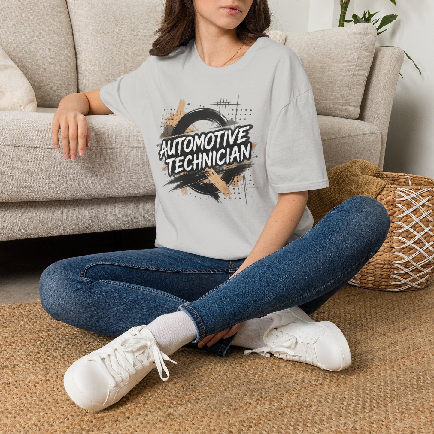 Automotive Technician T-Shirt, Distressed Auto Mechanic T-Shirt