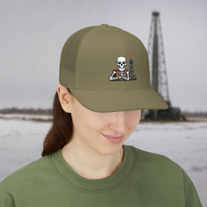 Oil Skeleton Work Hat, Oilfield All-Roles Cap