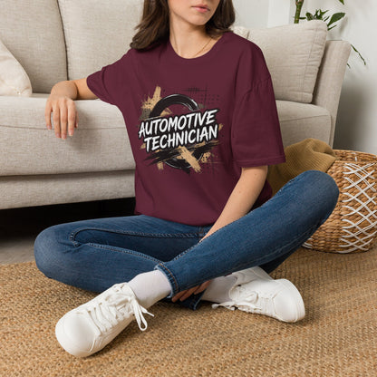 Automotive Technician T-Shirt, Distressed Auto Mechanic T-Shirt