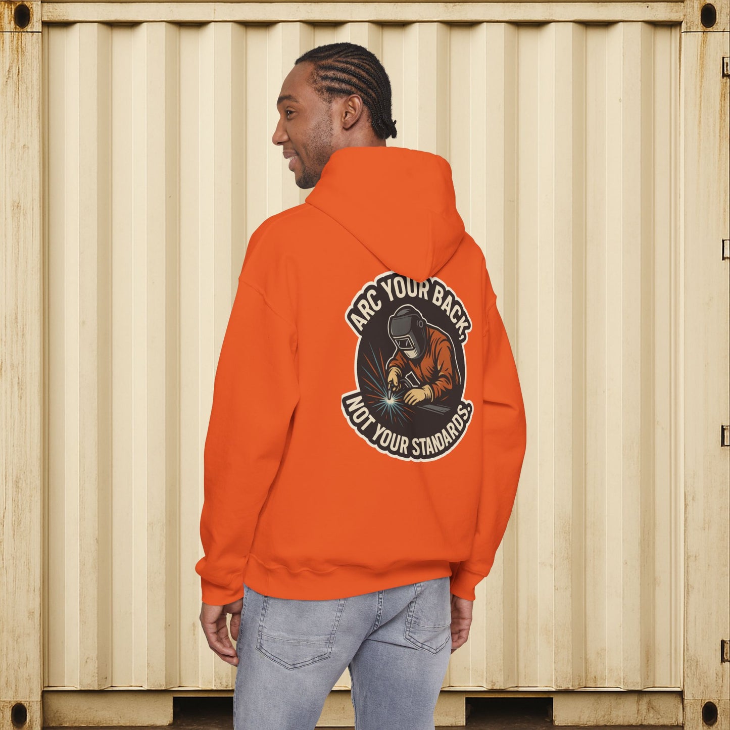 'Arc Your Back, Not Your Standards' Hoodie, Funny Sweater