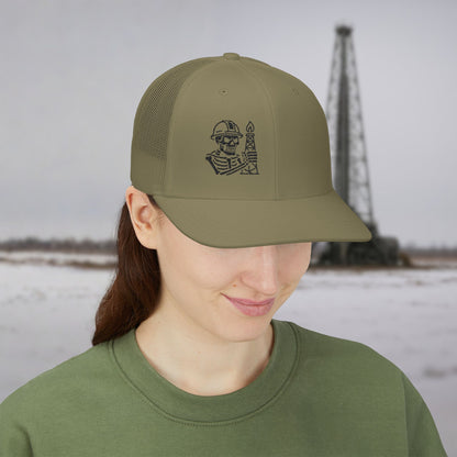 Oilfield Skeleton Workwear hat, Oilfield cap