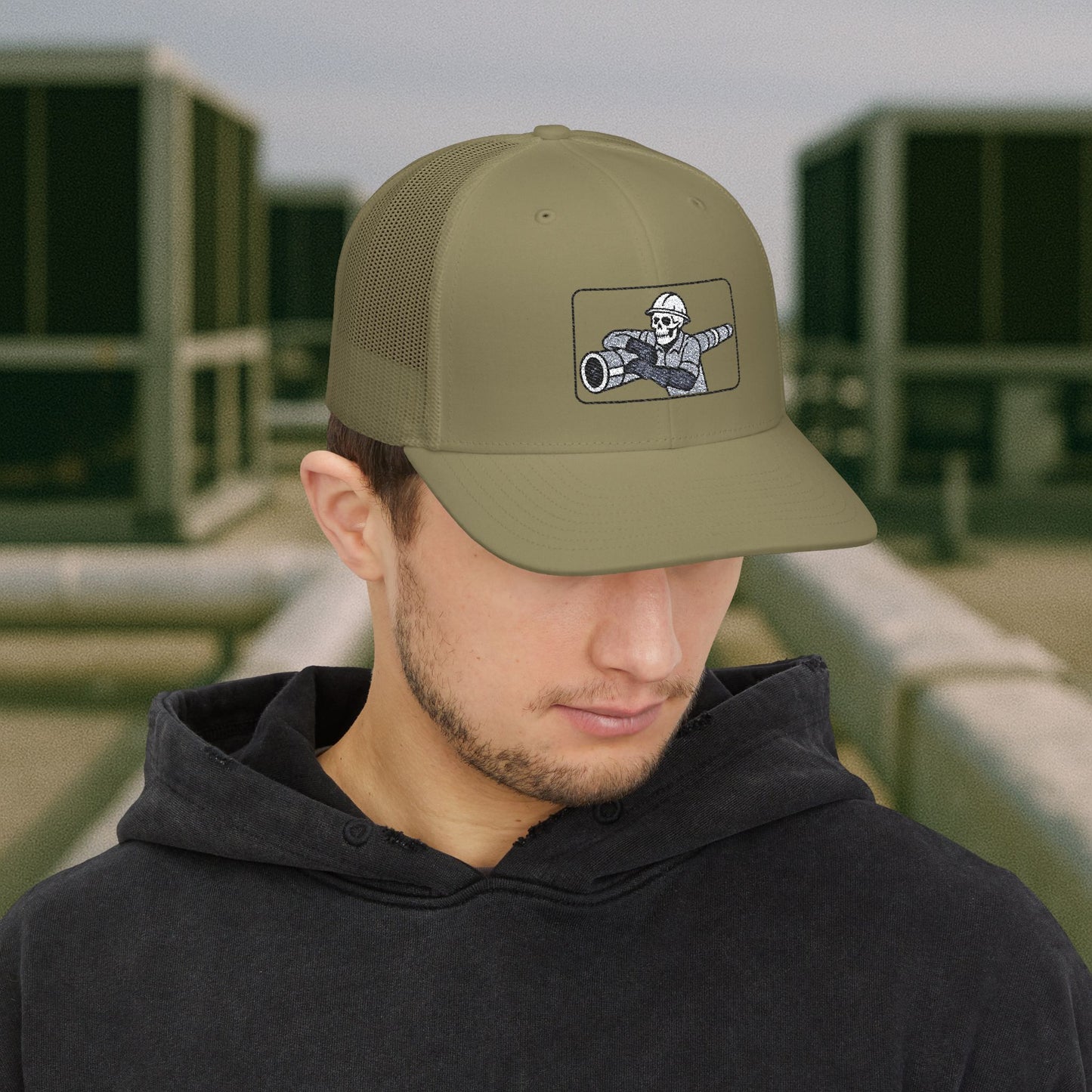 Insulator Pipe Work hat, Insulator Embroidered Skeleton cap