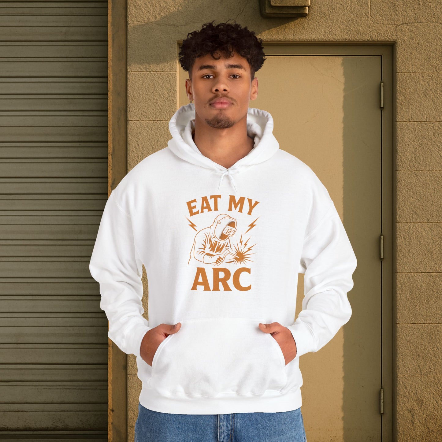 'Eat My Arc' Men's Hoodie, Funny Sweater