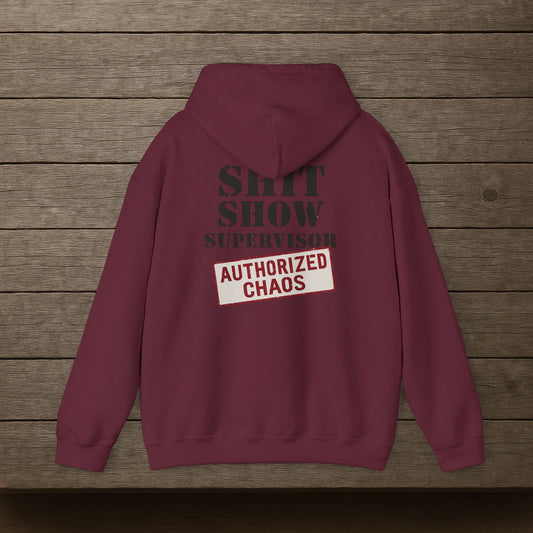 'Shit Show Supervisor' Hoodie, Funny Sweater