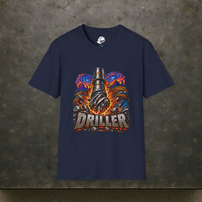 Driller Oilfield T-Shirt,  Driller Rig Work Tee Shirt