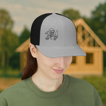 Carpenter Workwear hat, Carpenter skeleton cap