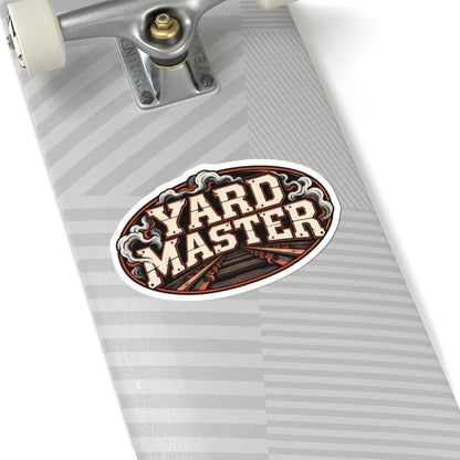 Yard Master, Railroad Men’s Sticker