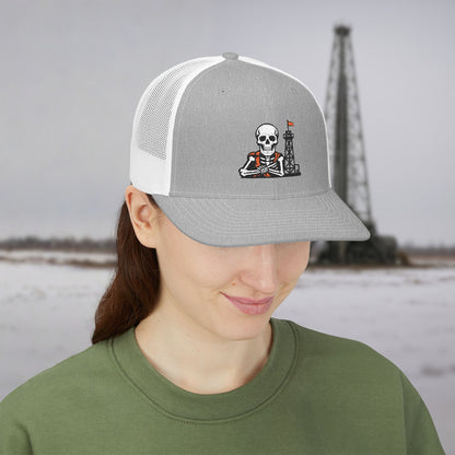 Oil Skeleton Work Hat, Oilfield All-Roles Cap