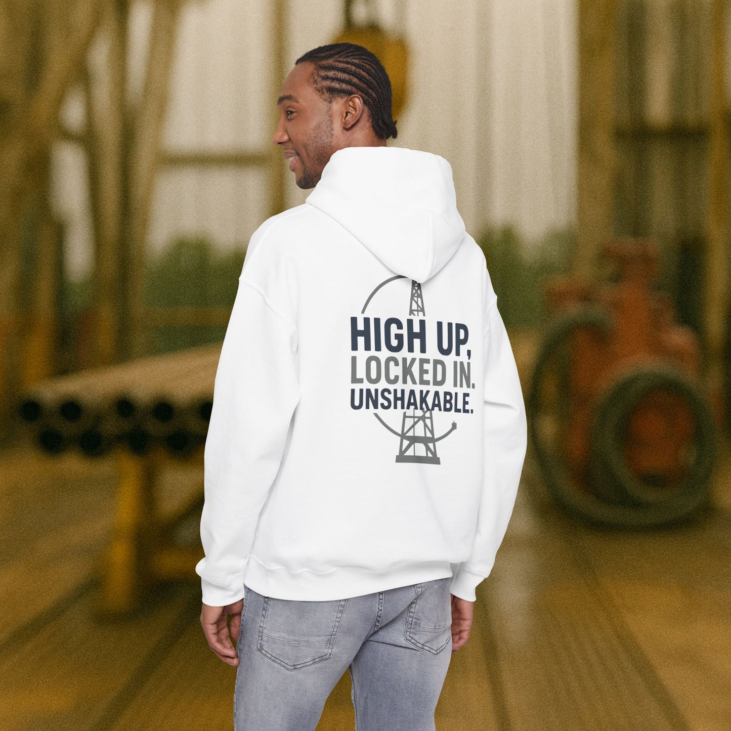 “High Up Locked In Unshakable” Hoodie, Derrickhand Sweater