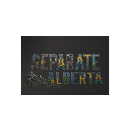 "Separate Alberta" Outdoor Rug, ToughNeck outdoor patio rug