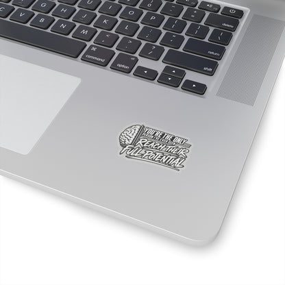 “Reach Their Full Potential” Sticker, Funny Hardhat Stickers
