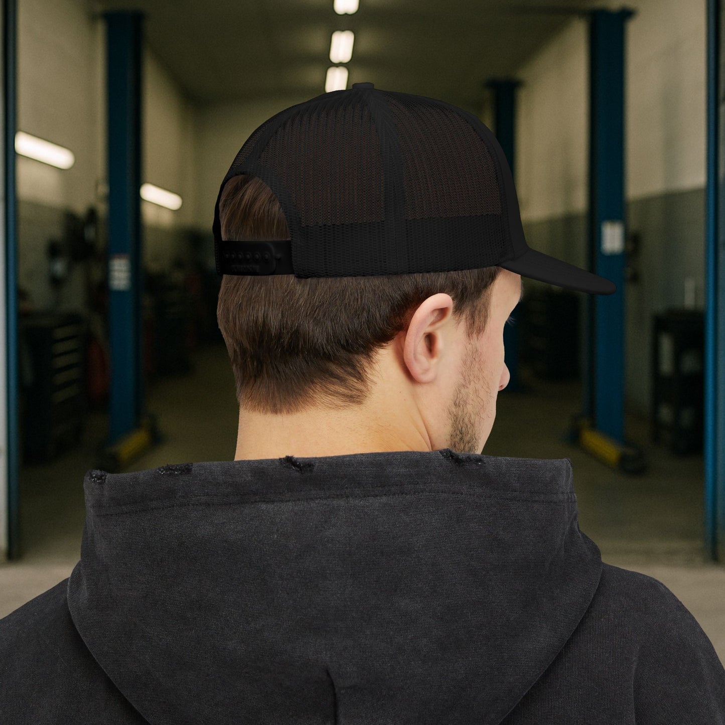 Embroidered Skeleton Auto Technician hat, Automotive Technician cap