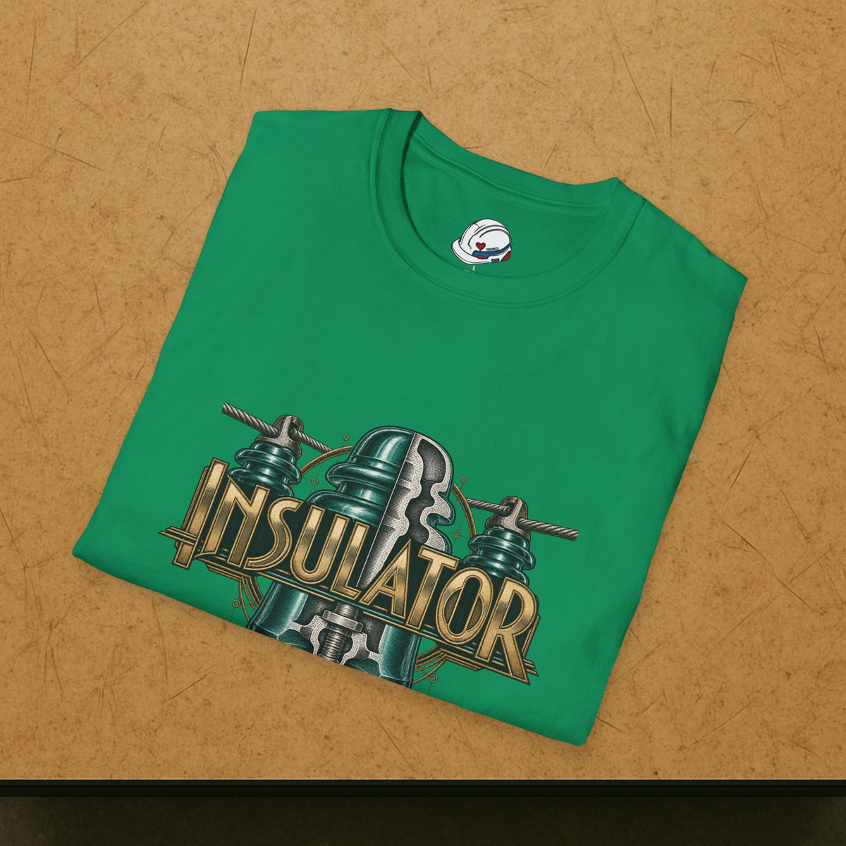 Insulator Cutaway Glass Insulator and Power Line T-Shirt