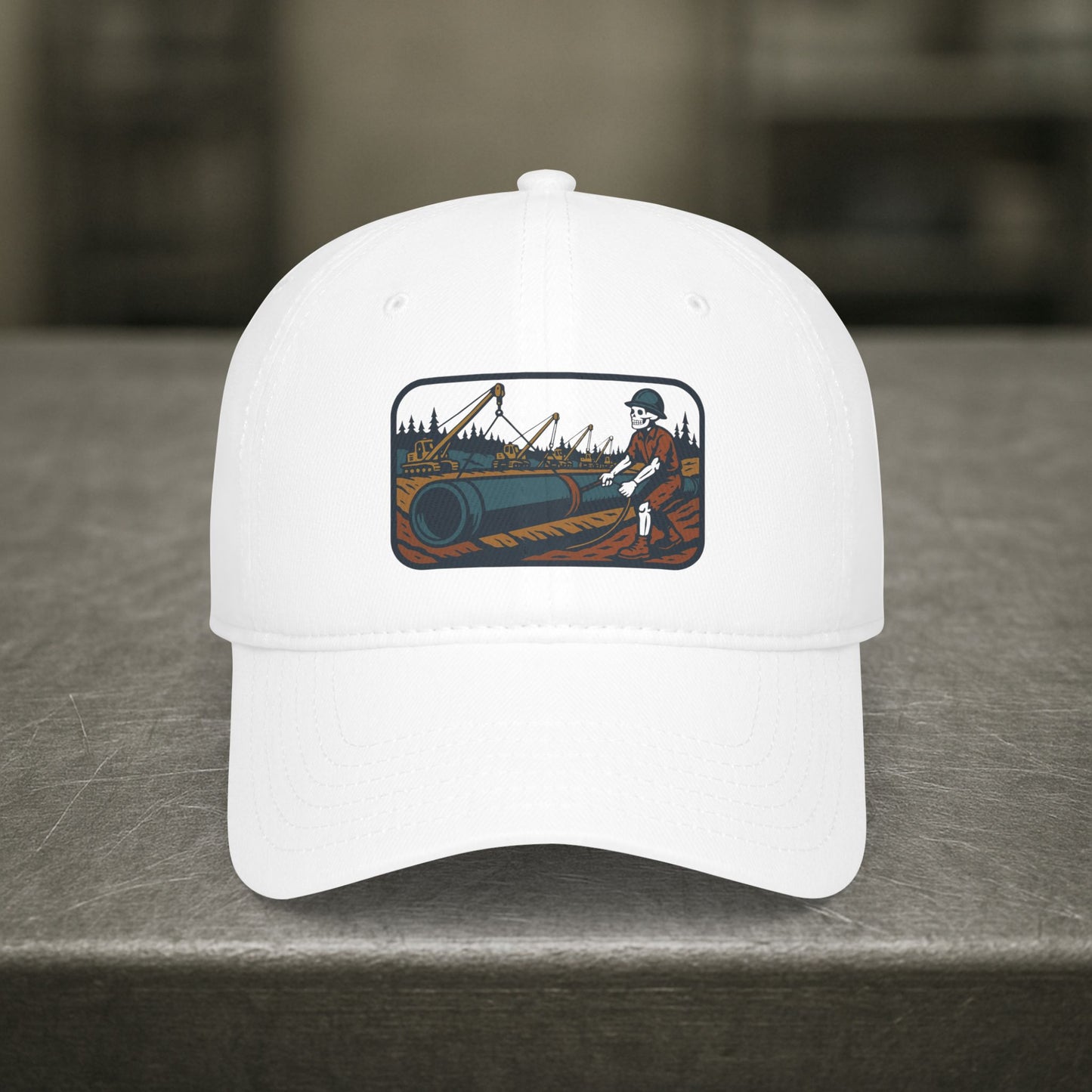 Pipeline Linework Hat, Skeleton Pipeliner Cap