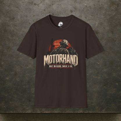 Motorhand Built on Blood, Sweat, & Oil Rig Worker Men's T-Shirt