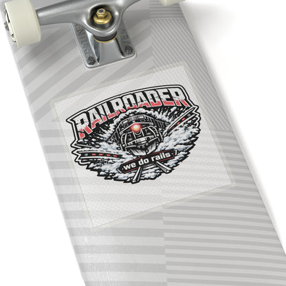 Railroader Sticker, We Do Rails Hardhat Sticker