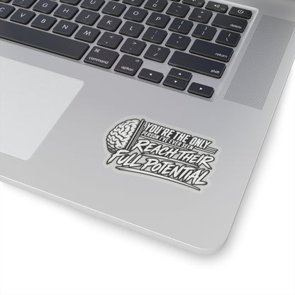 “Reach Their Full Potential” Sticker, Funny Hardhat Stickers
