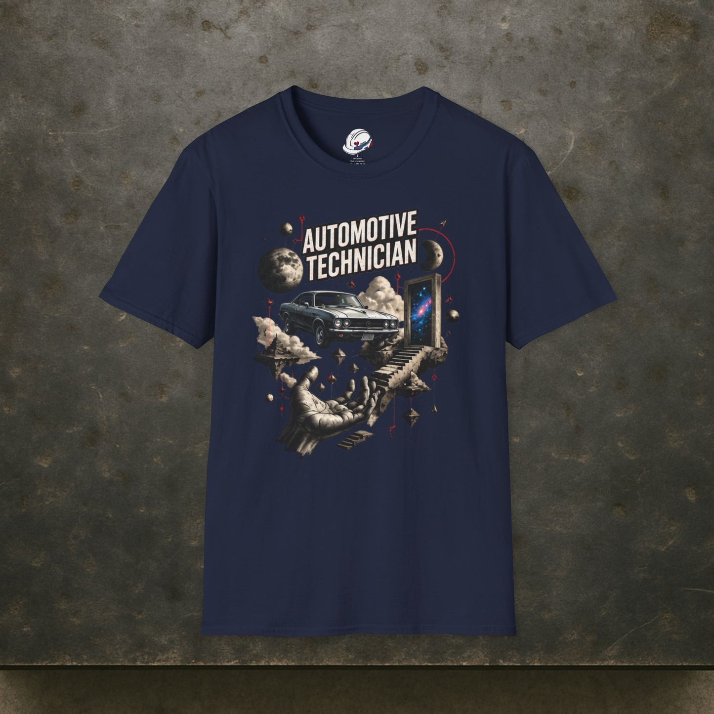 Cosmos Garage Automotive Technician T-Shirt, Space Mechanic T-Shirt