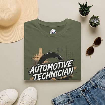 Automotive Technician T-Shirt, Distressed Auto Mechanic T-Shirt