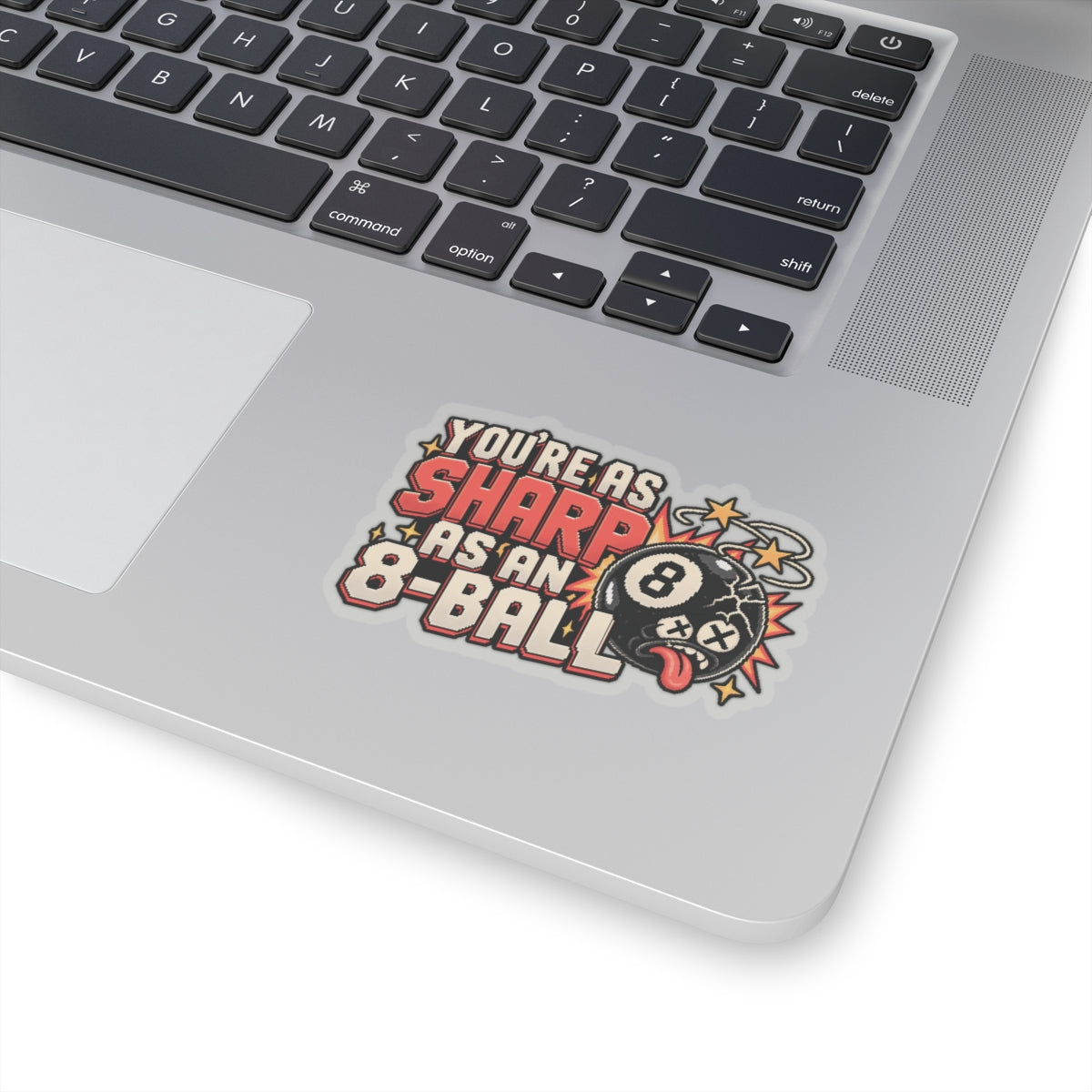 You're as Sharp as an 8-Ball, Hardhat Trades Men's Sticker