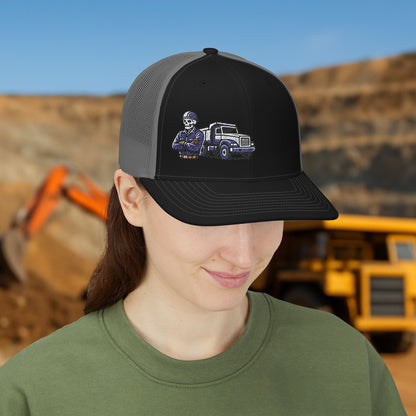 Equipment Operator Skeleton hat, Equipment Operator embroidered cap