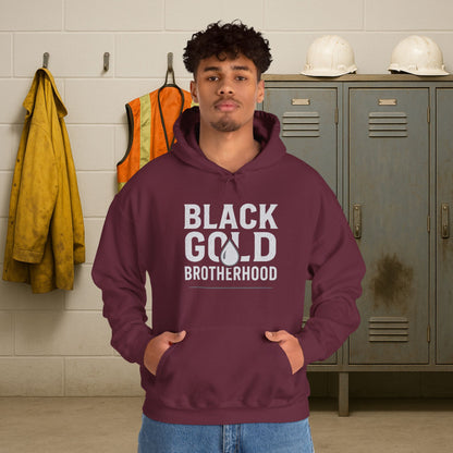 'Black Gold Brotherhood' Hoodie, Motivational Sweater