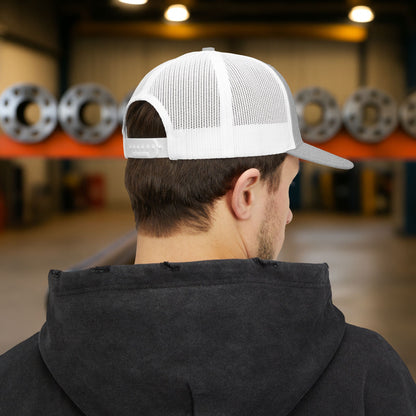 Visual Skeleton Embroidered Pipefitter hat, Pipe fitter cap