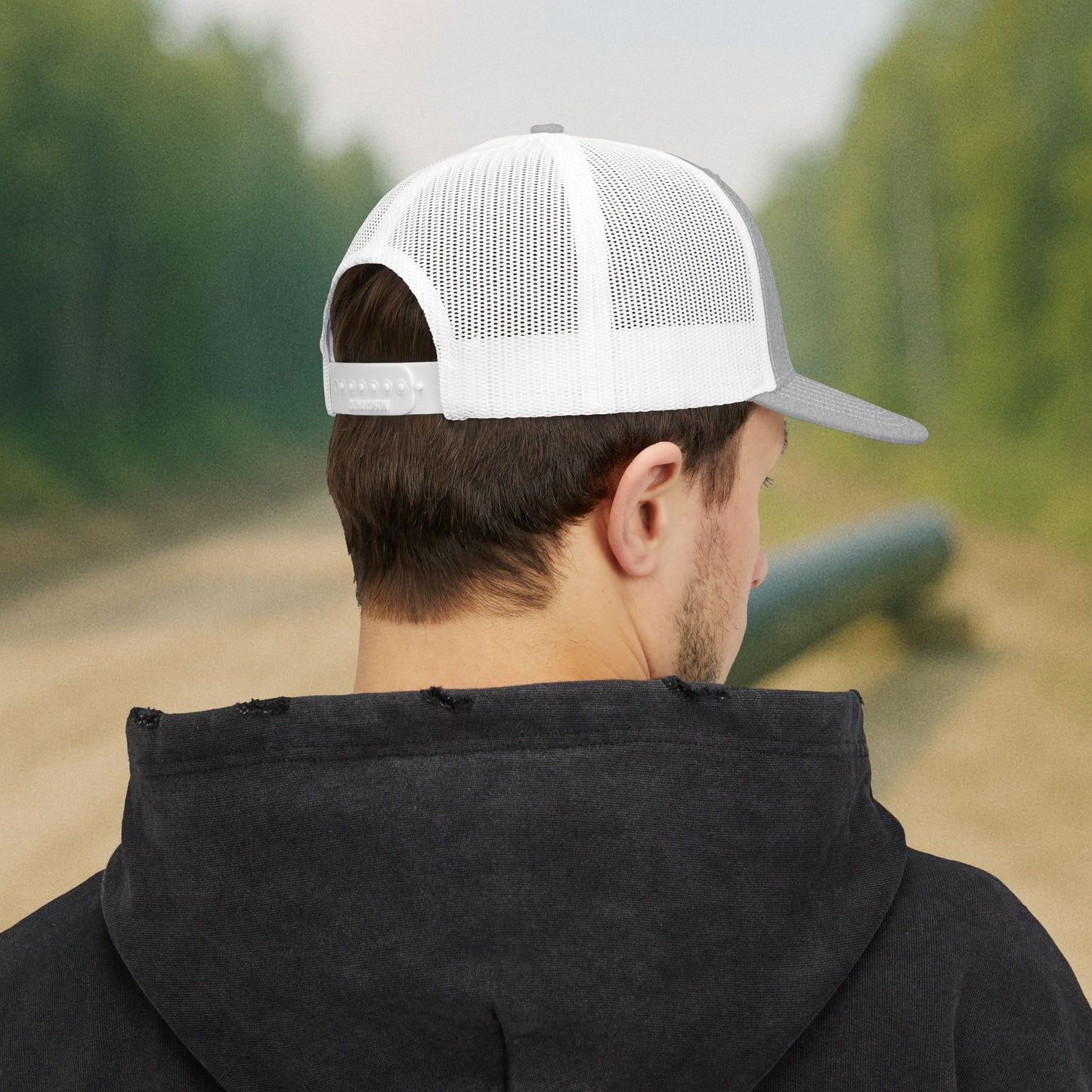 Pipeliner Embroidered Hat, Pipeline Skeleton Cap