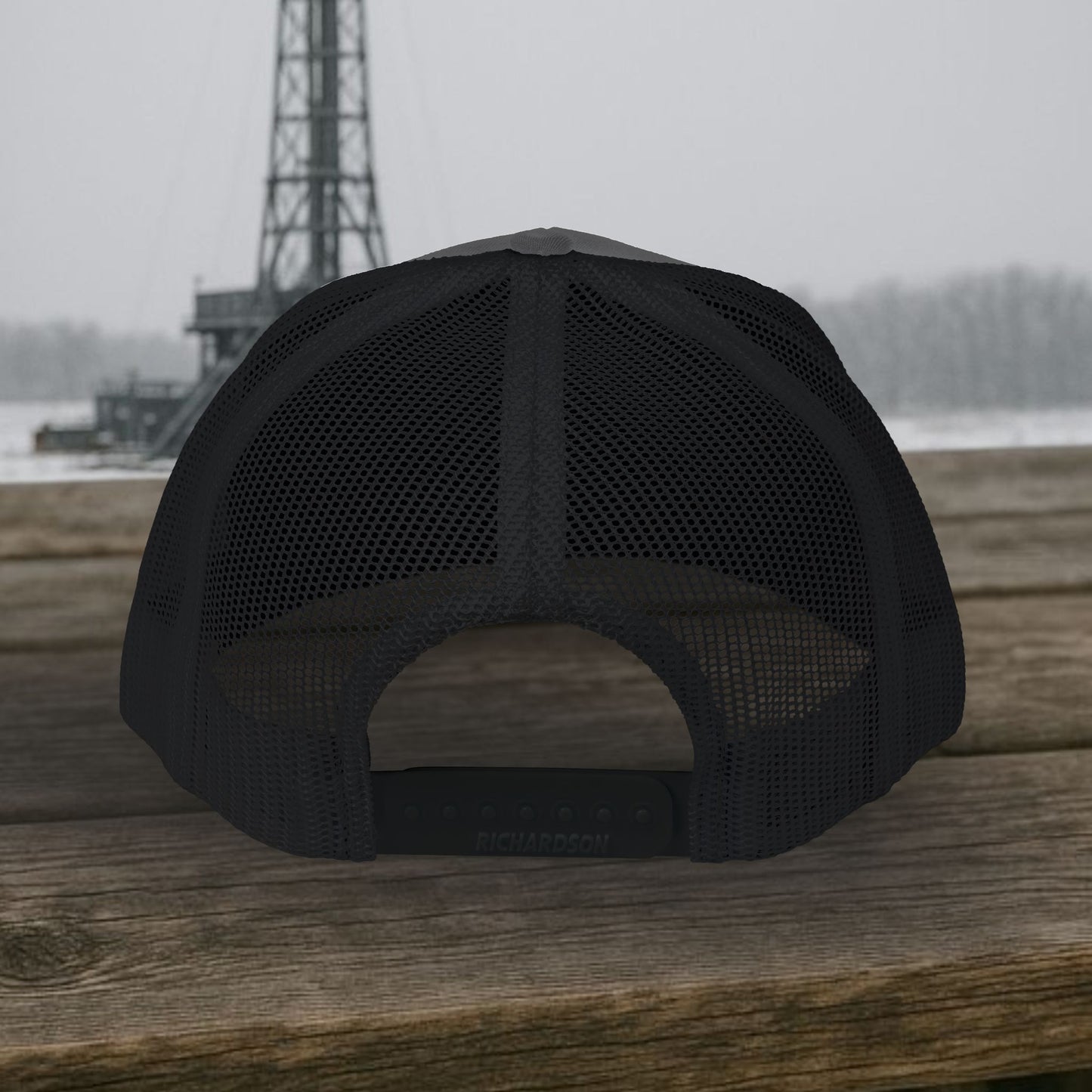 Skeleton Motorhand Valve Work Hat, Oilfield Motorhand Cap