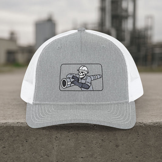 Insulator Pipe Work hat, Insulator Embroidered Skeleton cap