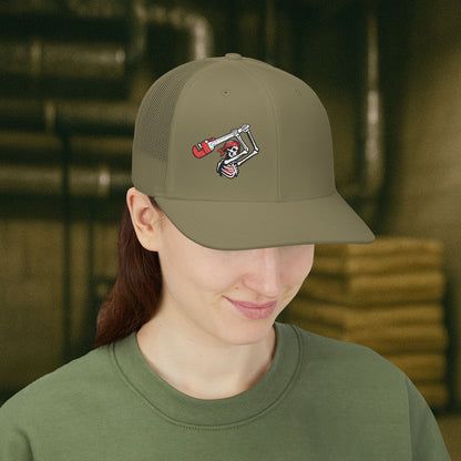Pipefitter Skeleton Rage Hat, Pipe fitter skull cap