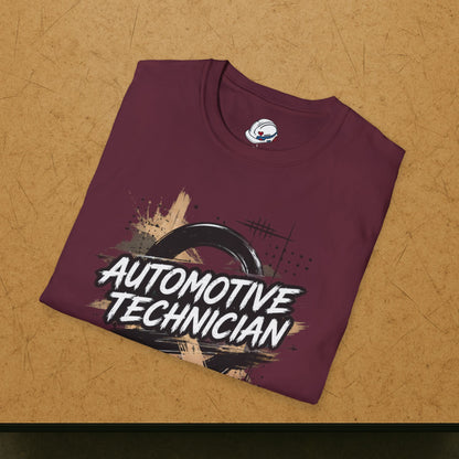 Automotive Technician T-Shirt, Distressed Auto Mechanic T-Shirt