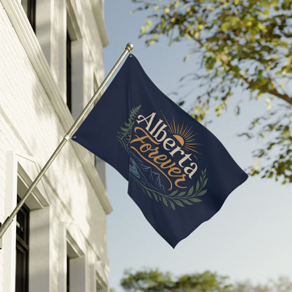 "Alberta Forever" Double-Sided Flag, Toughneck Outdoor Decorative Banner