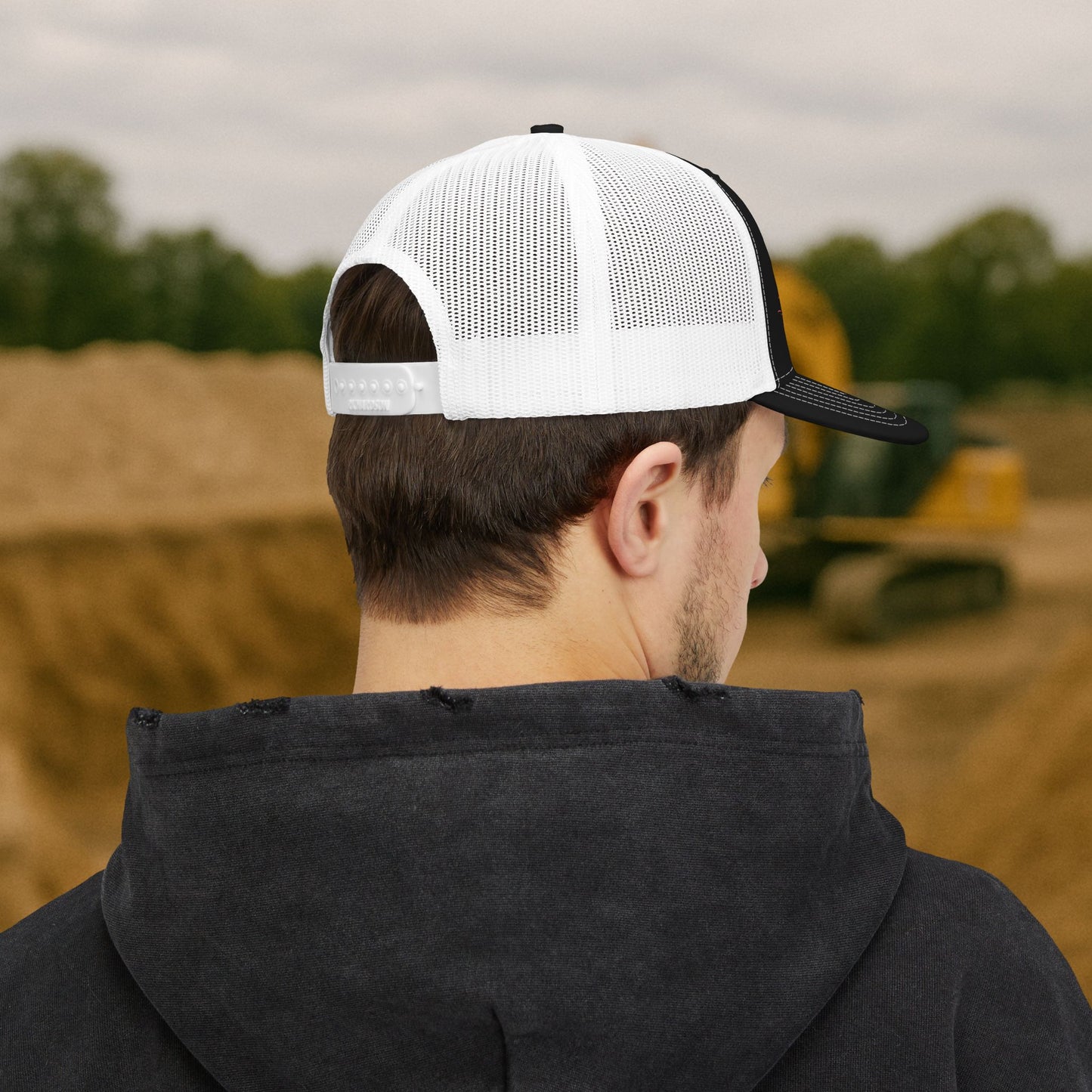 Equipment Operator Skeleton hat, Skid-Steer Driver embroidered cap