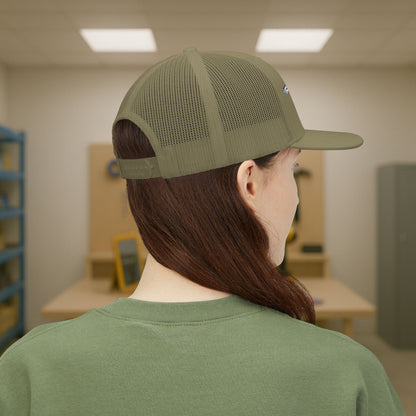 Electrician Skeleton Hands Embroidered, Electrical Micrometer Cap