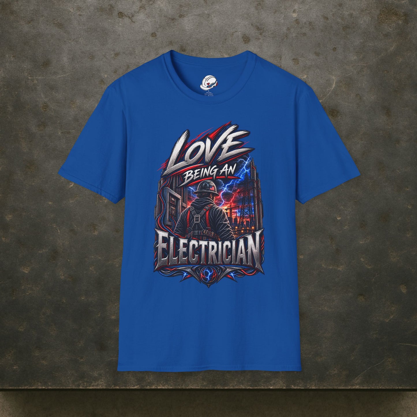 Love Being An Electrician T-Shirt, Electrical Trades Work Shirt