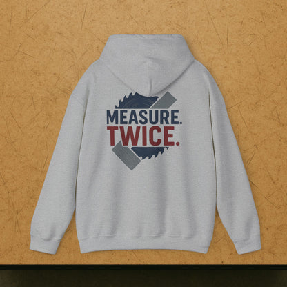 “Measure Twice” Hoodie, Carpenter Sweater