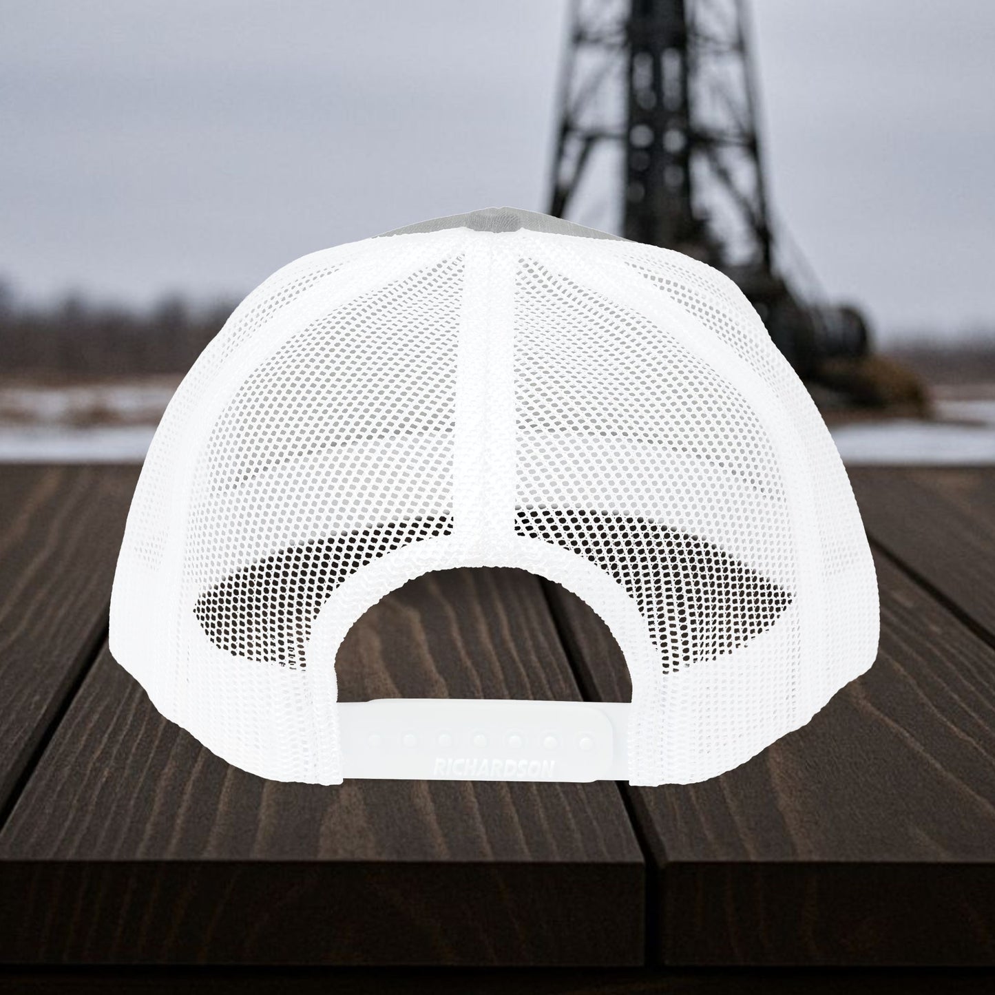 Roughneck Tongs Visual Hat, Skeleton Floorhand Embroidered Cap