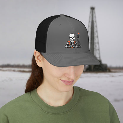 Oil Skeleton Work Hat, Oilfield All-Roles Cap