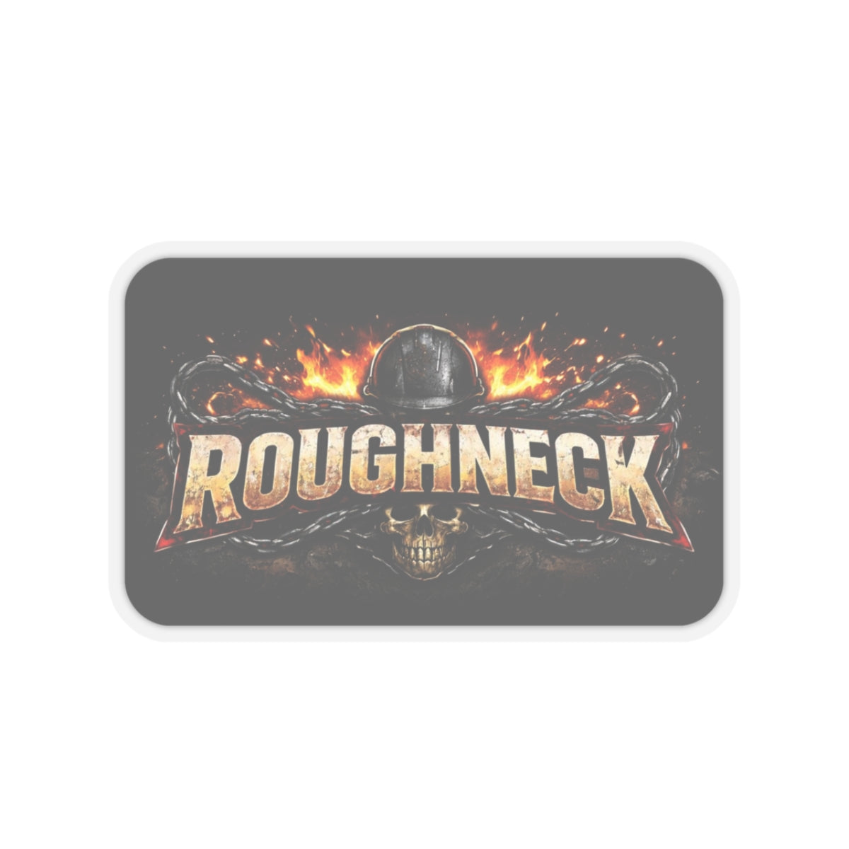 Roughneck Sticker, Rough Neck Pride Hardhat Stickers