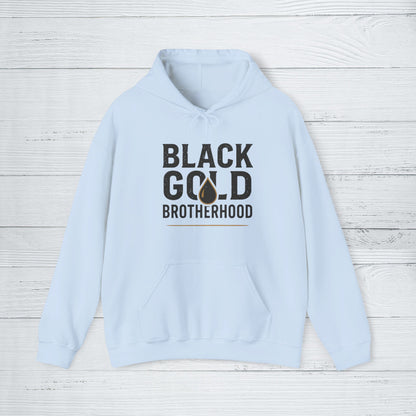 'Black Gold Brotherhood' Hoodie, Motivational Sweater