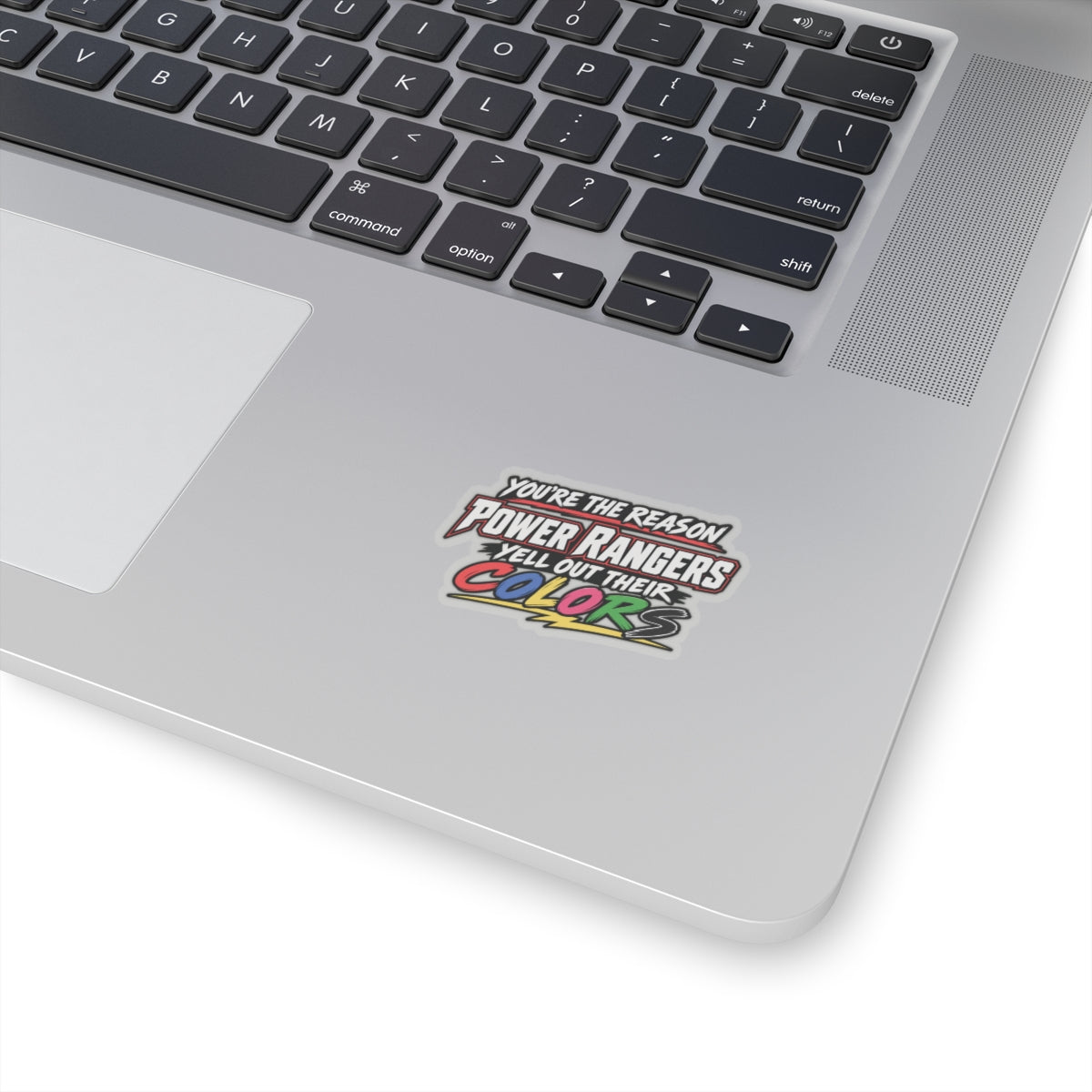“Power Rangers Yell Their Colors” Sticker, Funny Hardhat Stickers