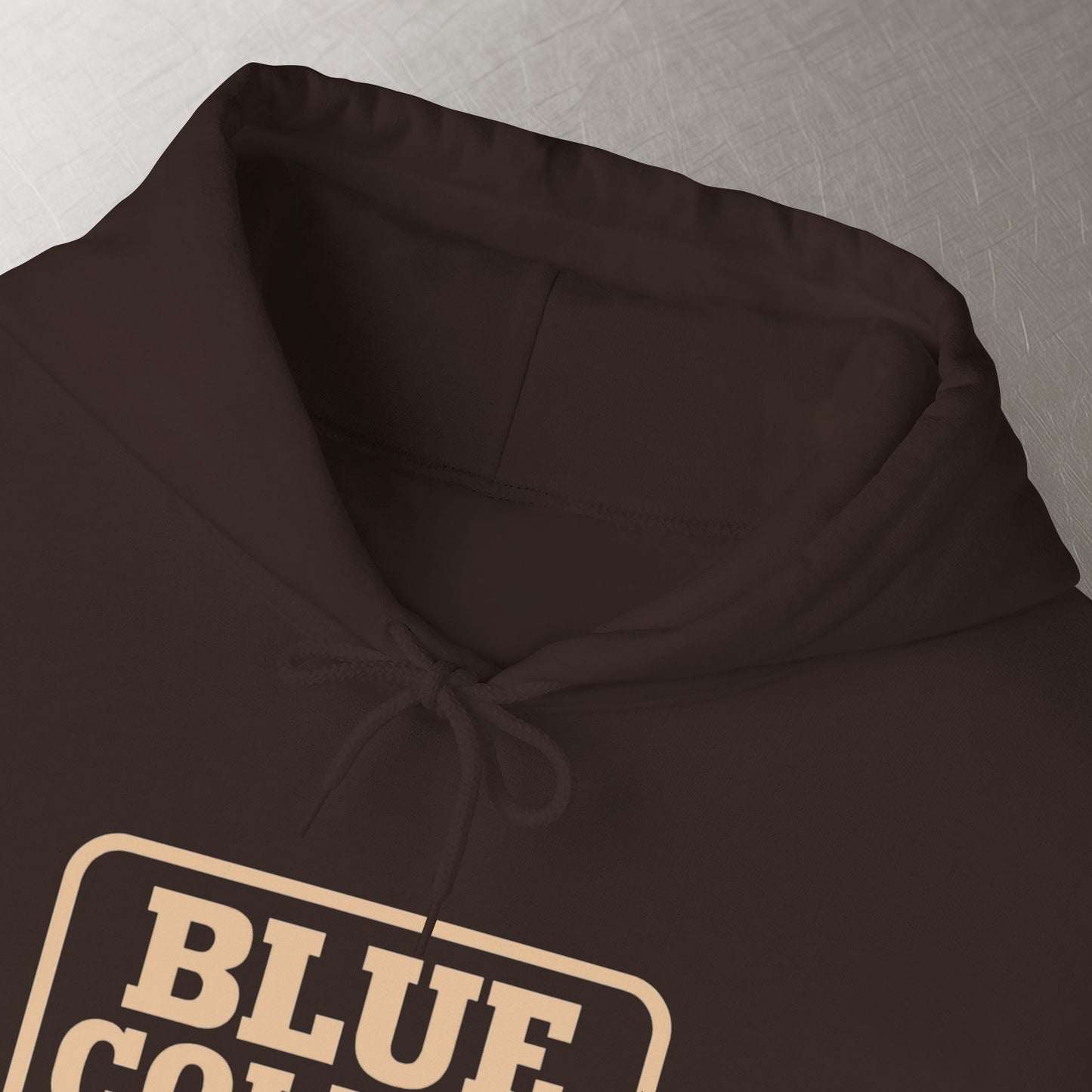 'Blue Collar Trash' Men's Hoodie, Motivational Sweater