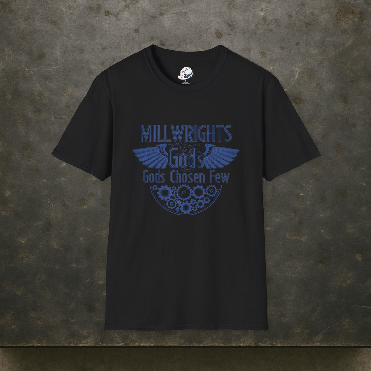 Millwrights Gods Chosen Few Men's Blueprint Graphic T-Shirt
